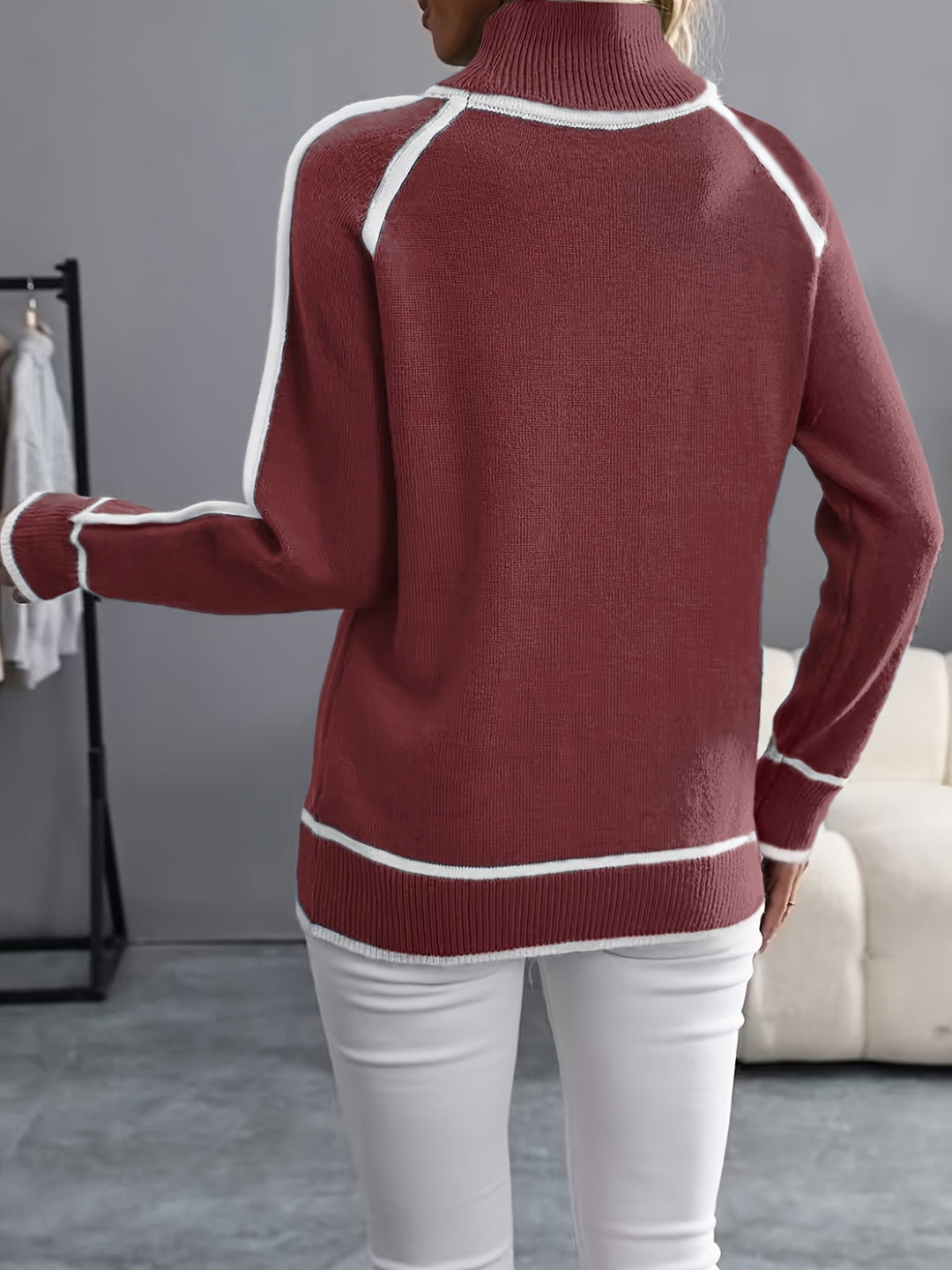 Janice | High Neck Jumper