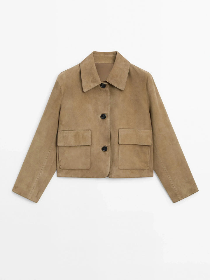 Arletta - Collared Long Sleeves Jacket