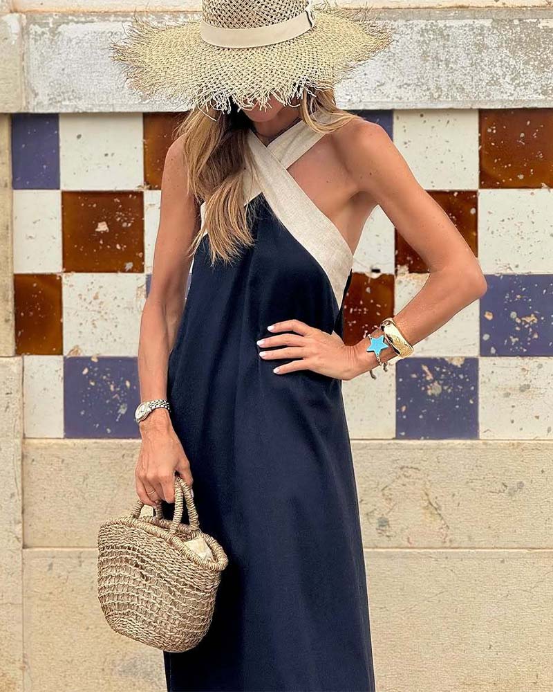 Senna - Cross Neck Dress