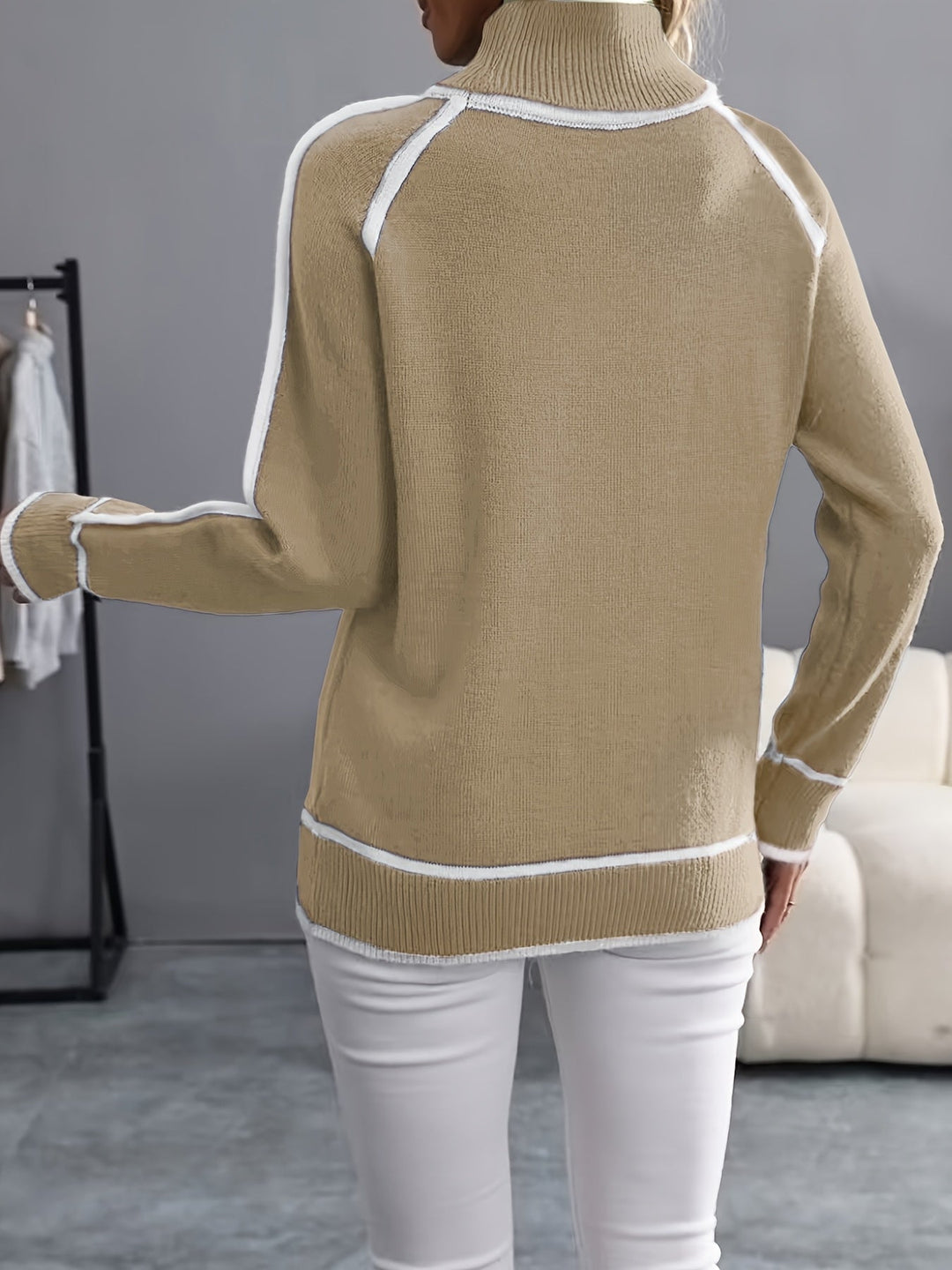 Janice | High Neck Jumper