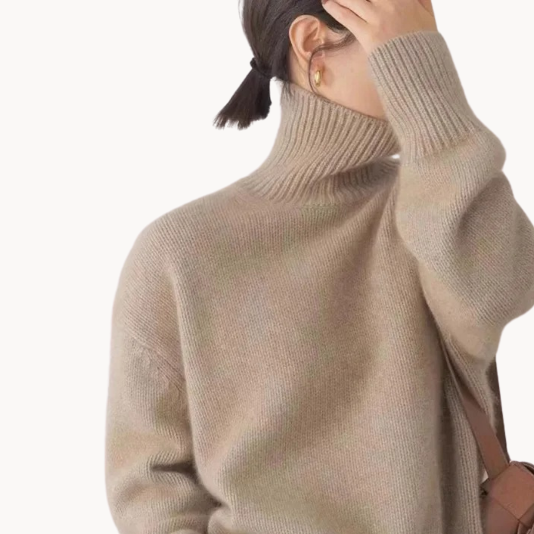 Juliette - Premium fine knit turtleneck