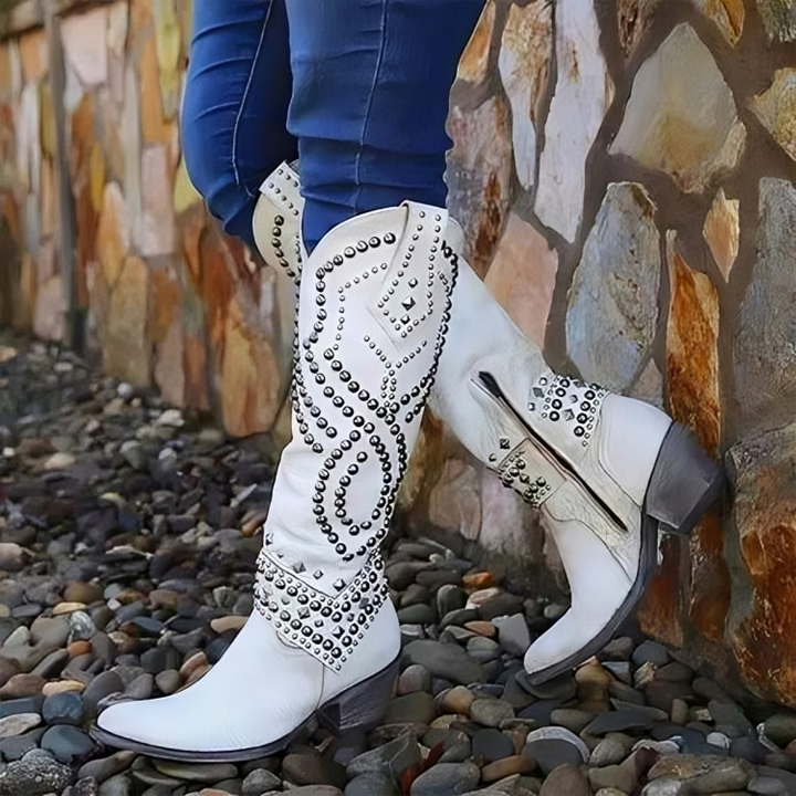 Camilla | Premium Leather Western Boots