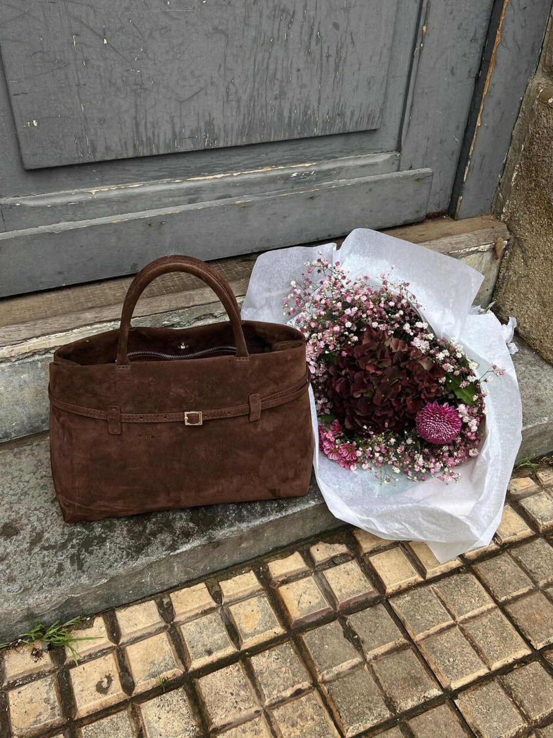 Rebecca | Luxe Suede Shoulder Bag