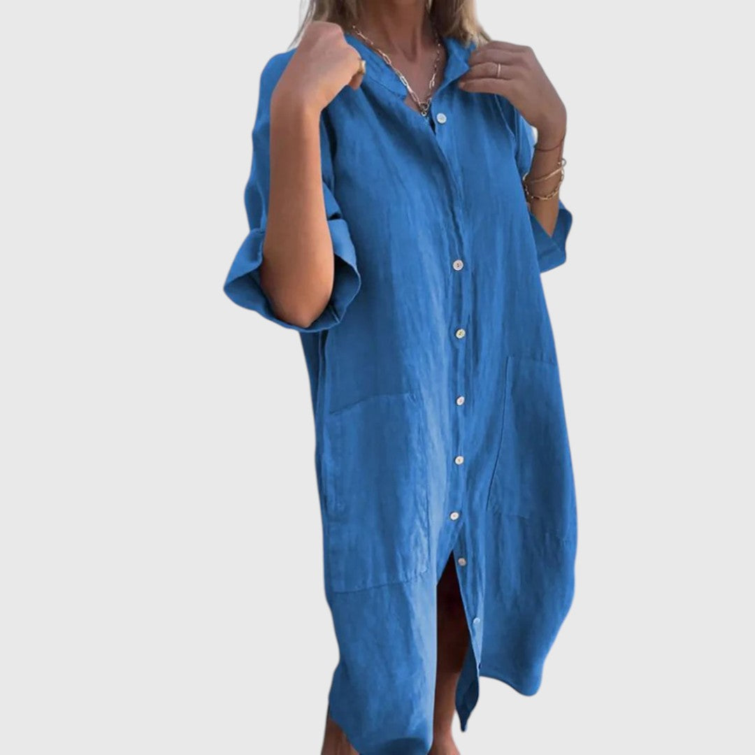 Jayne - Graceful Shirt Dress
