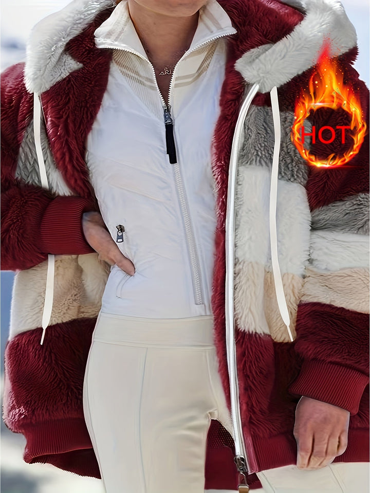 Serena | Plush Hooded Coat