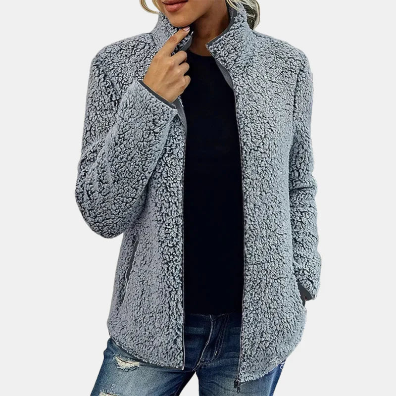 Evie | Elegant Plush Jacket