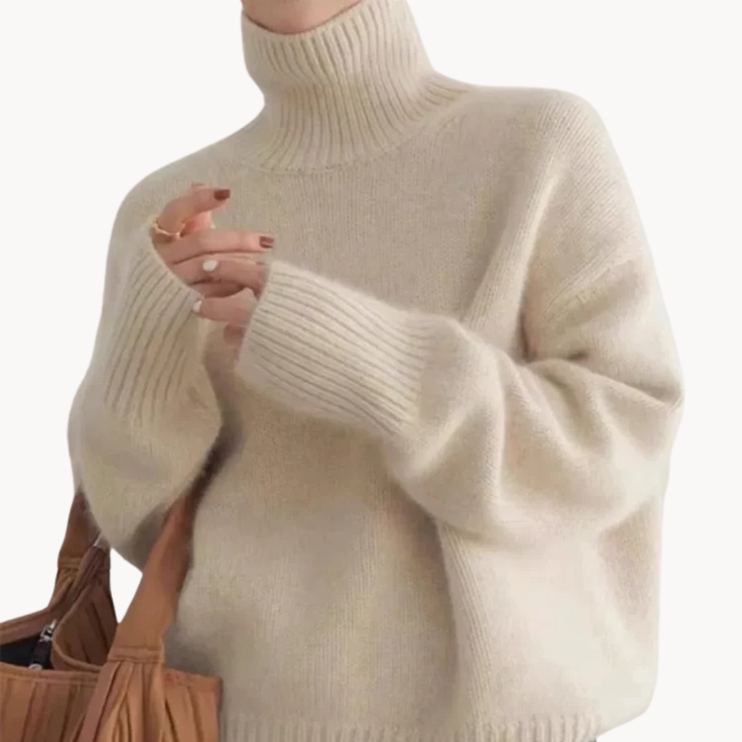 Juliette - Premium fine knit turtleneck