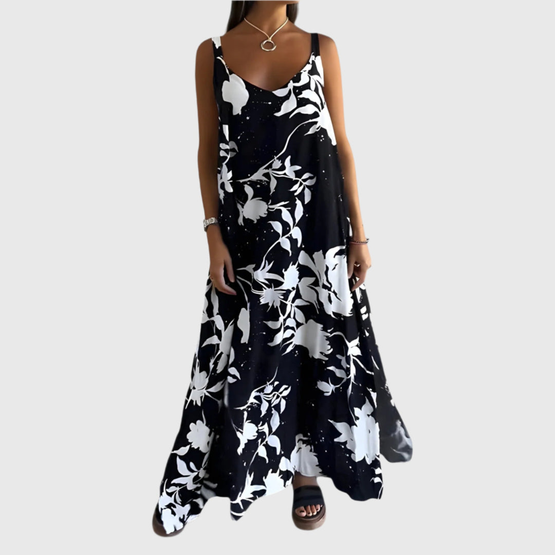 Tarryn - Floral Sleeveless Summer Dress