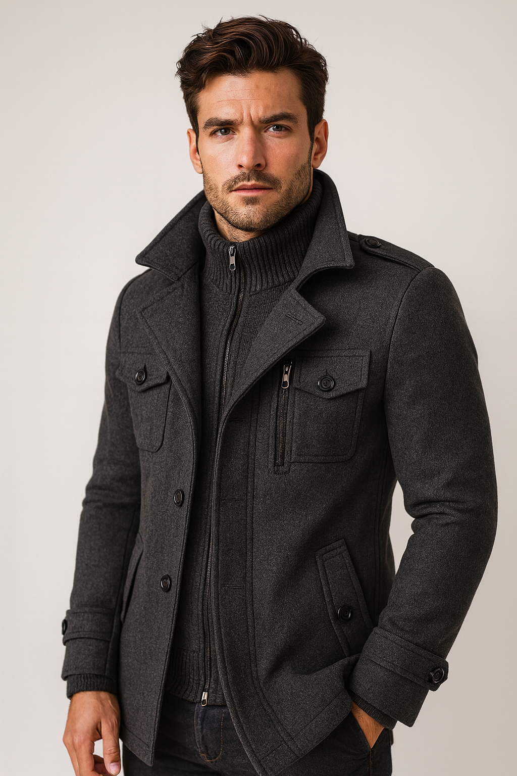 FRESH LABEL | Marcus Winter Overcoat