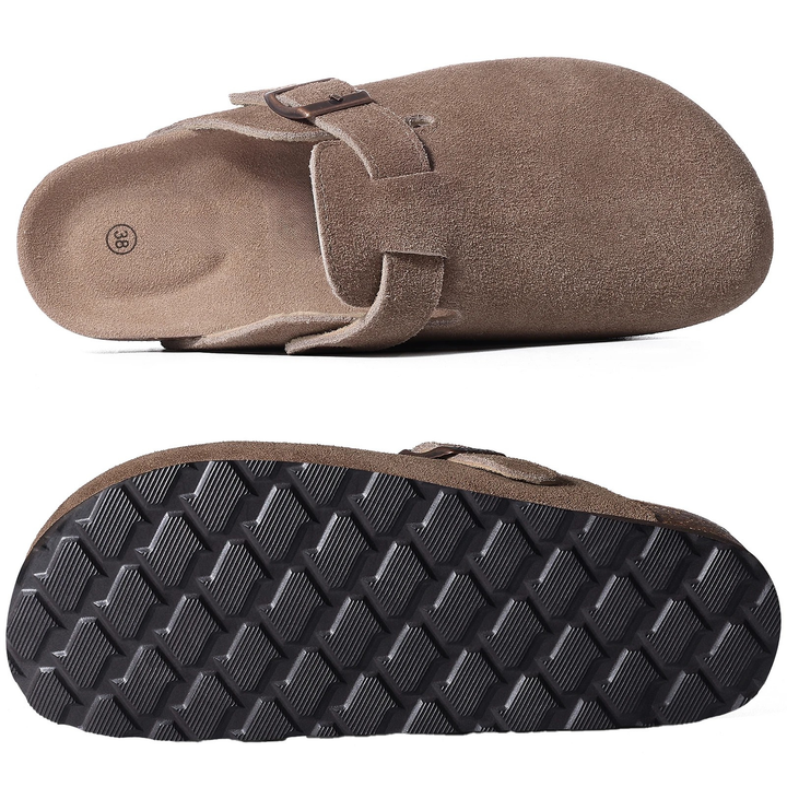 Naomi | Orthopaedic Suede Clogs