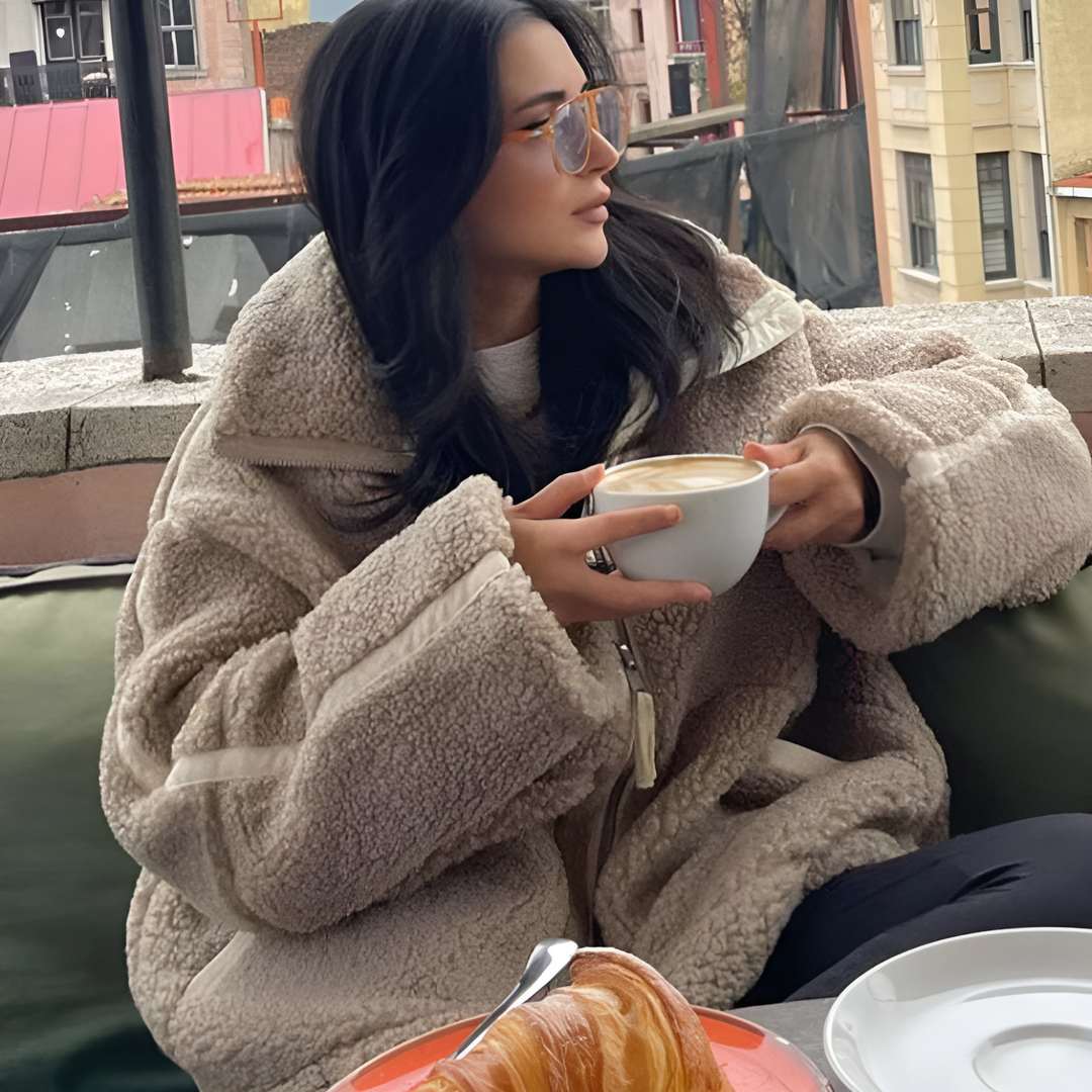 Olivia | Soft Teddy Jacket
