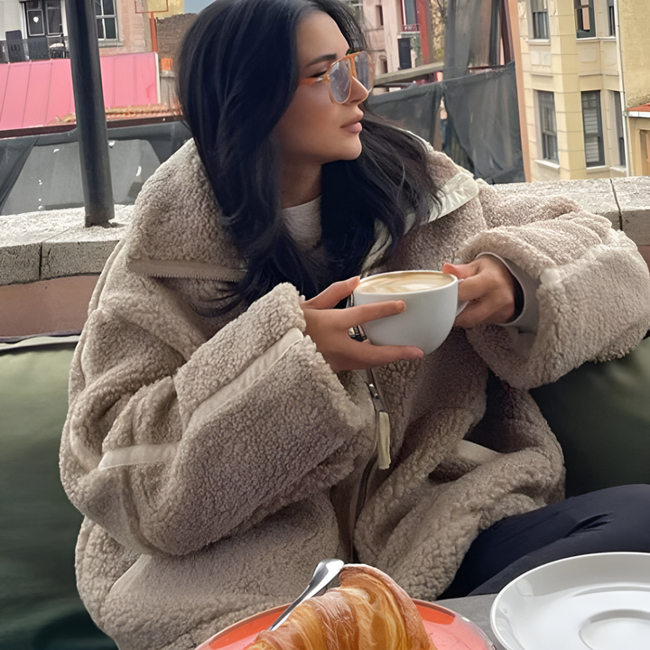 Olivia | Soft Teddy Jacket