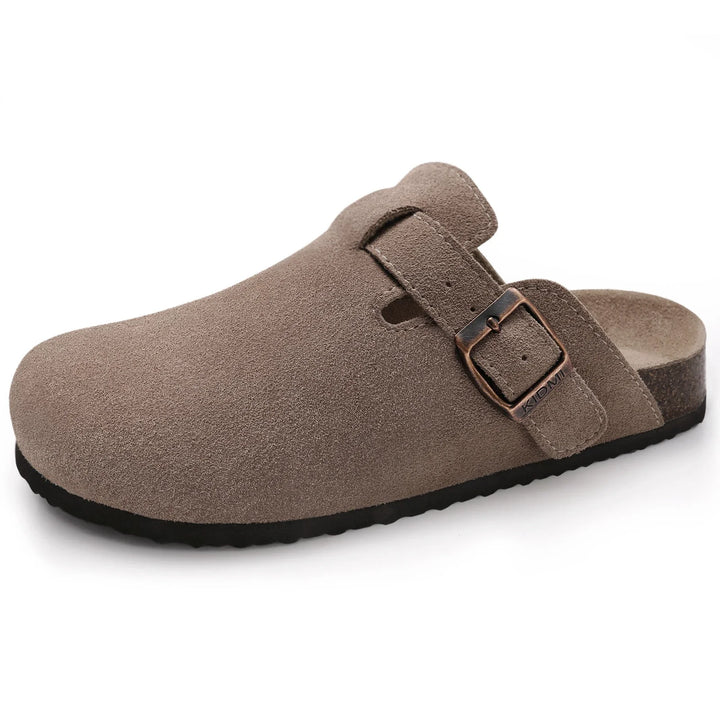 Naomi | Orthopaedic Suede Clogs