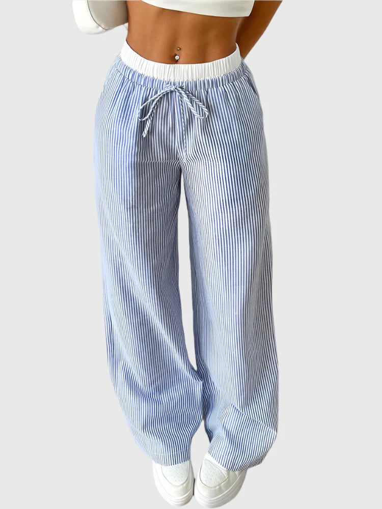 Jane - Casual Striped Pants