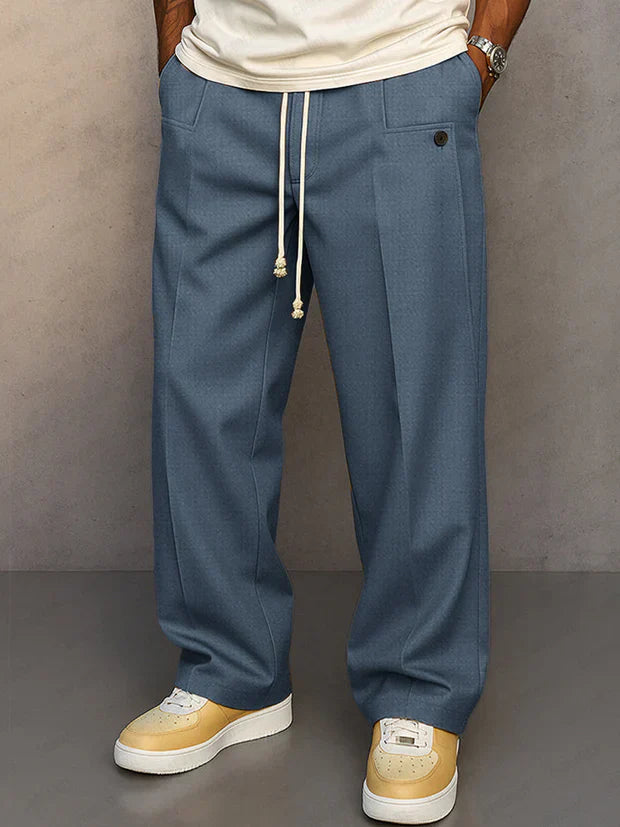 Olivia Sur™ | Elegant trousers with adjustable drawstring