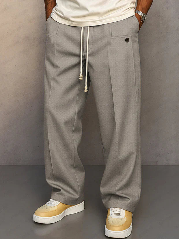 Olivia Sur™ | Elegant trousers with adjustable drawstring