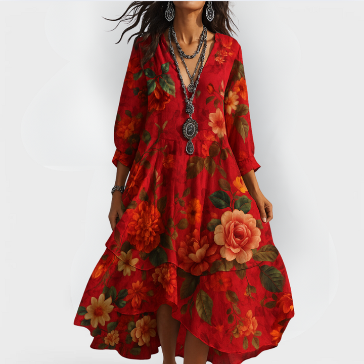 Beatrice | Elegant Floral Dress