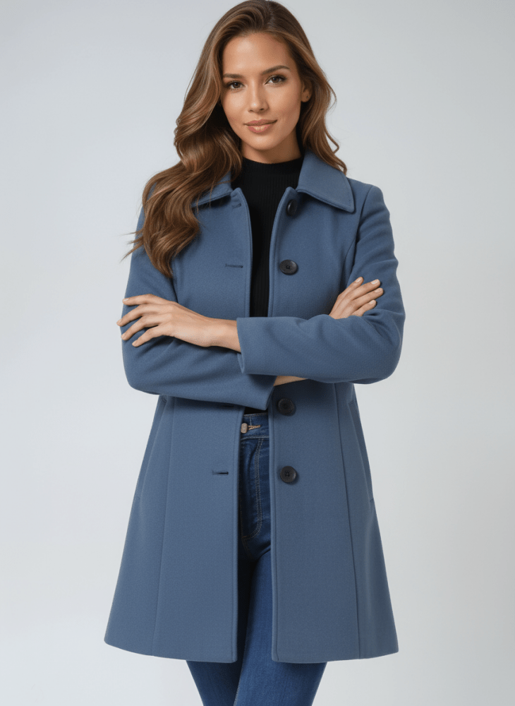 Helena | Women's winter coat with one button