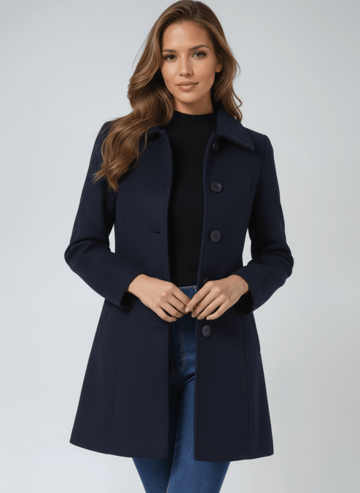 Helena | Women's winter coat with one button