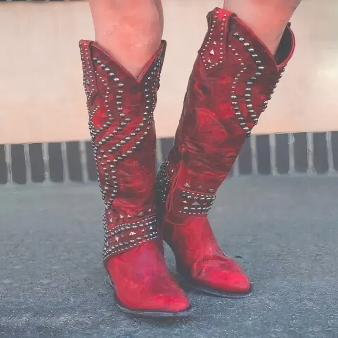 Camilla | Premium Leather Western Boots