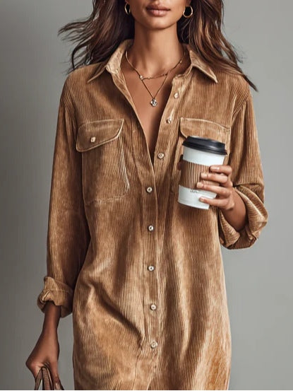Sienna | Button-Up Midi Dress