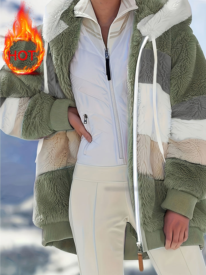 Serena | Plush Hooded Coat