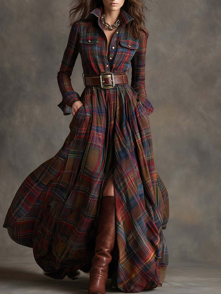 Scarlett | Belted Shirt Dress