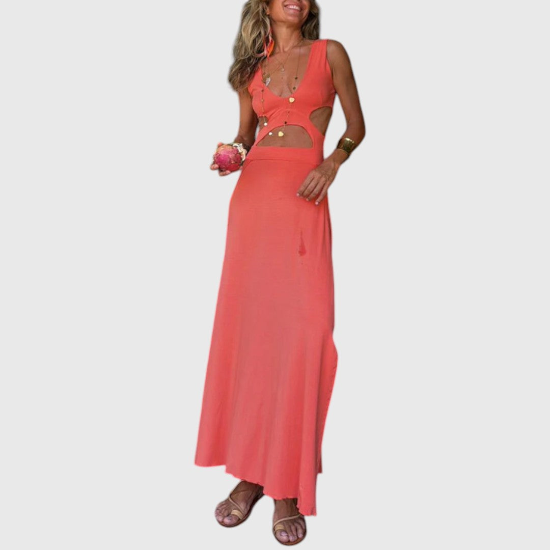 Nora - Plunge Cut-Out Dress