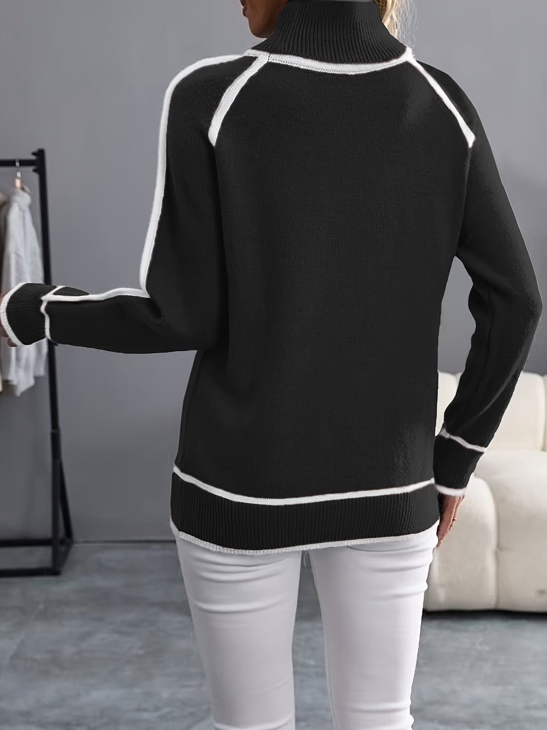 Janice | High Neck Jumper