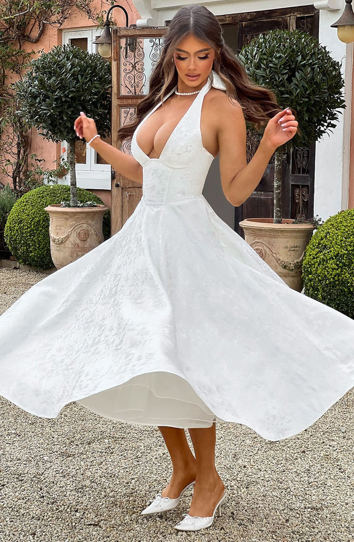 Iris | Elegant Midi Dress