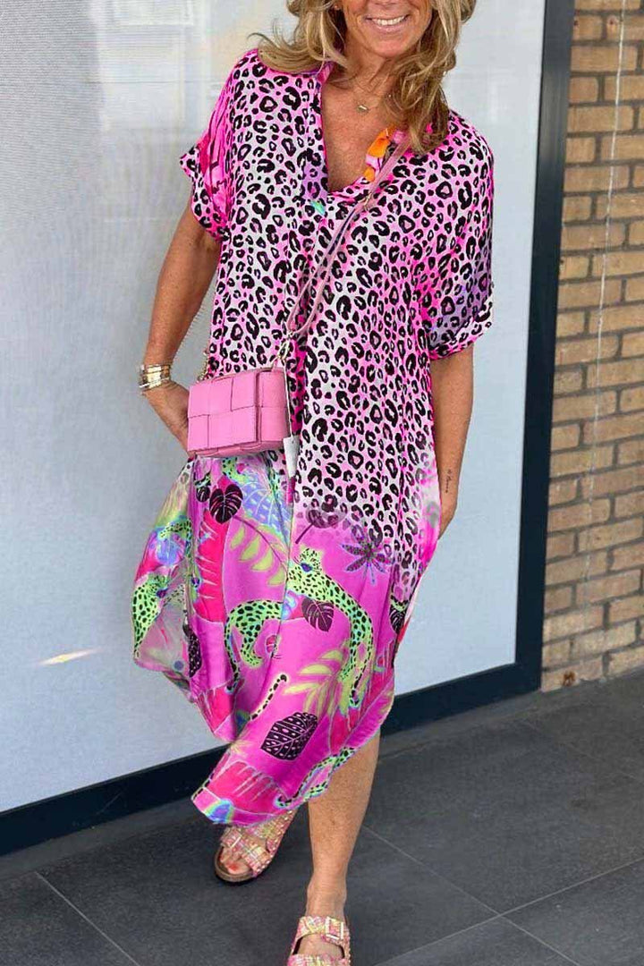 Amanda | Relaxed Leopard Dress