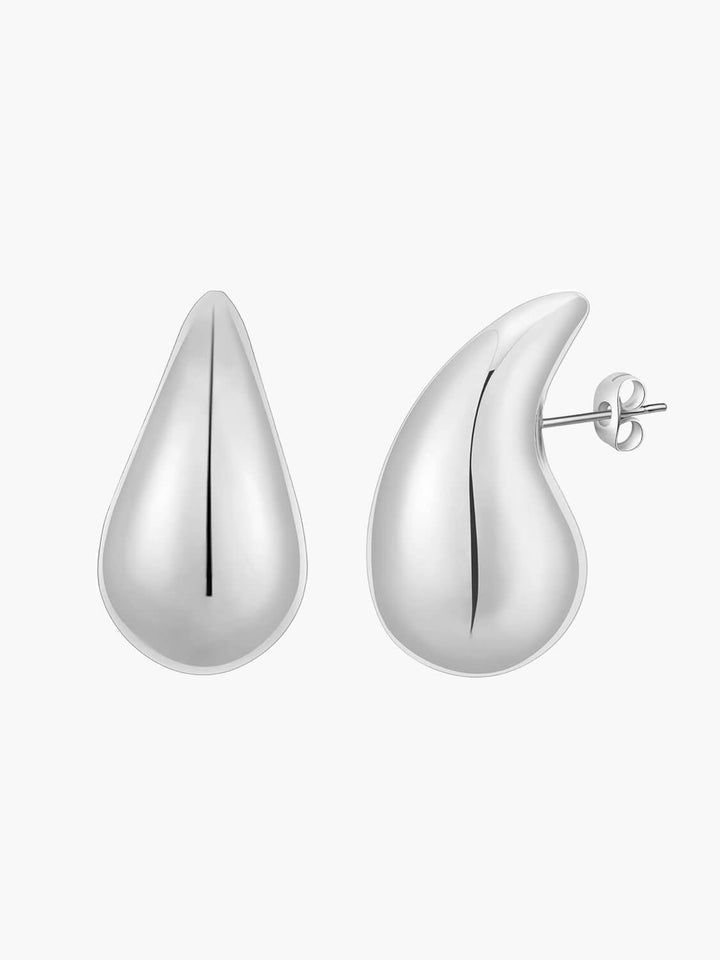 Mireille - 14k Gold Pleated Earrings