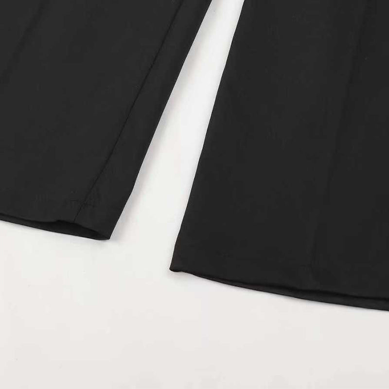 Women's high-waisted suit pants